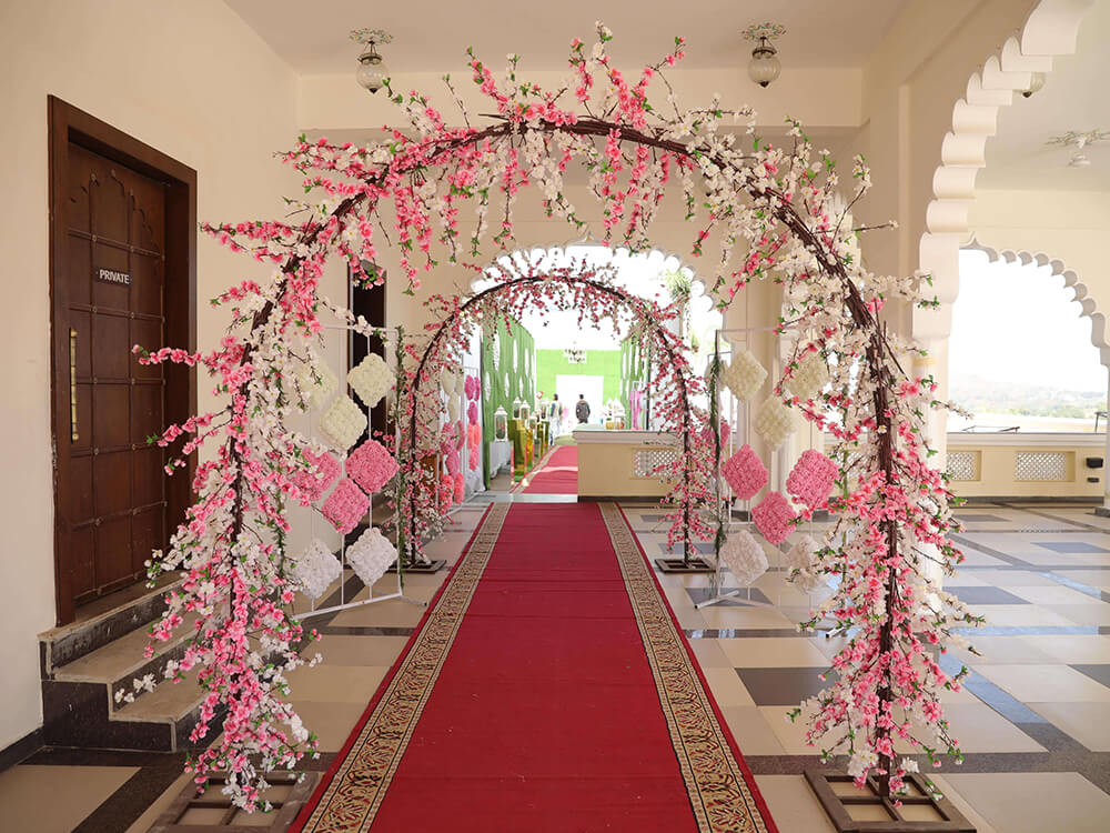 Wedding decor at Labhgarh Palace Resort