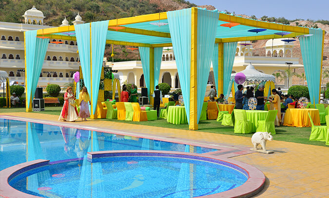Labh Garh Sagar Poolside Garden: wedding venue in Udaipur