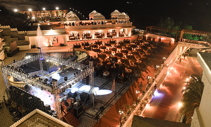 Labh Garh Courtyard & Baradari: Destination Wedding In Udaipur